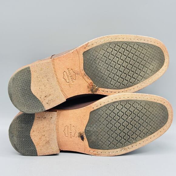 Cole Haan Shoes Mens 7.5 Brown Nubuck Leather Feathercraft Blucher Oxford Dress main image 6